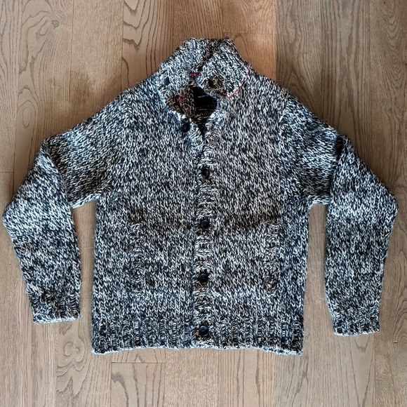 CLUB MONACO - Alpaca Wool Cardigan - Picture 1 of 7